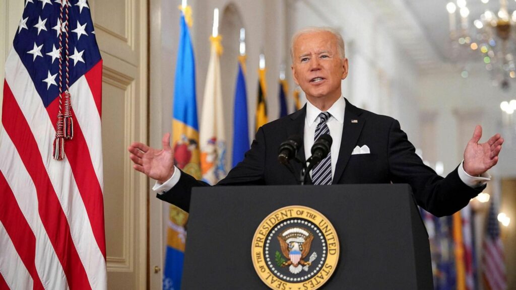 Joe Biden Speech Over COVID Tests Intitiative and Program