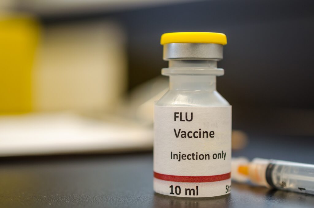 Flu vaccine benefits healthcare providers
